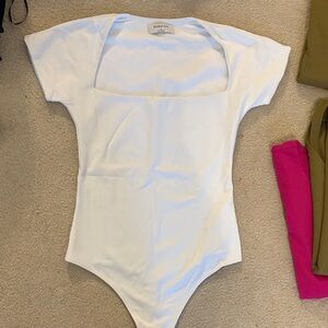 Babaton contour square neck bodysuit